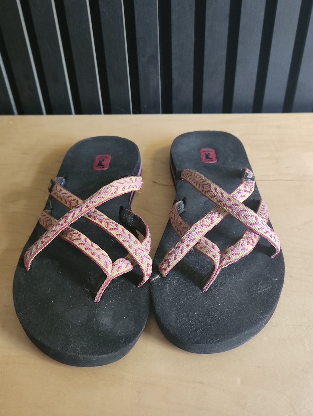 Teval Olowahu Women's Sandal Flip Flop 10 Pink